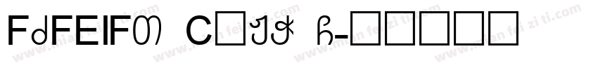 FZFEIFT CUJW G字体转换